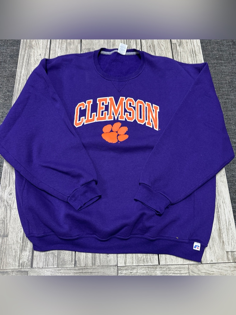 Vintage Y2K Russell Athletic Clemson University Tigers Crewneck 3XL Collegiate